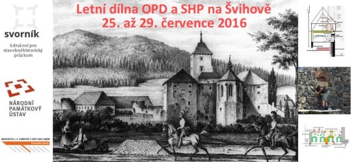 Letní dílna OPD a SHP Švihov 2016 - pozvánka